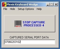 Plexis KeyInjector, Serial to Keyboard Screenshot